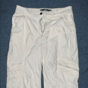 Women’s White/Cream Hollister Cargo Pants